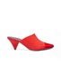 Main View - Click To Enlarge - NEOUS - 'Psycho' cone heel clear pvc and suede mules