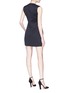 Figure View - Click To Enlarge - MATICEVSKI - 'Sense' sash drape zip dress