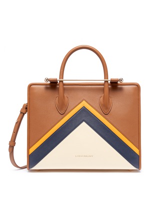 Main View - Click To Enlarge - STRATHBERRY - 'The Strathberry Midi' colourblock leather tote