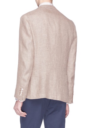Back View - Click To Enlarge - ALTEA - Linen-virgin wool soft blazer