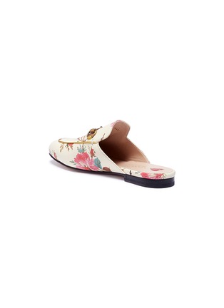 Detail View - Click To Enlarge - GUCCI - 'Princetown' floral print slide loafers