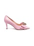 Main View - Click To Enlarge - GUCCI - 'Margaret' embellished leather pumps
