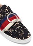 Detail View - Click To Enlarge - GUCCI - 'Ace' Sylvie bow guipure lace slip-on sneakers