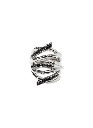 Main View - Click To Enlarge - JOHN HARDY - Bamboo Sapphire Sterling Silver Ring — Size 7