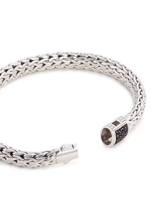 Detail View - Click To Enlarge - JOHN HARDY - Sapphire silver woven chain bracelet
