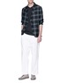 Figure View - Click To Enlarge - TOMORROWLAND - Straight leg twill pants