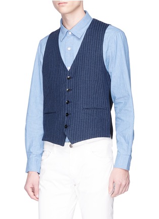 Front View - Click To Enlarge - TOMORROWLAND - Stripe gilet