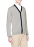 Front View - Click To Enlarge - TOMORROWLAND - Colourblock cardigan
