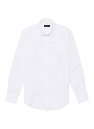 Main View - Click To Enlarge - TOMORROWLAND - Cotton seersucker shirt
