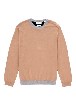 Main View - Click To Enlarge - TOMORROWLAND - Colourblock cotton sweater