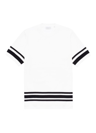 Main View - Click To Enlarge - TOMORROWLAND - Stripe panel knit T-shirt