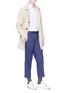 Figure View - Click To Enlarge - TOMORROWLAND - Cropped poplin pants