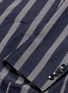Detail View - Click To Enlarge - TOMORROWLAND - Stripe silk seersucker blazer
