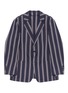 Main View - Click To Enlarge - TOMORROWLAND - Stripe silk seersucker blazer