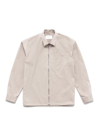 Main View - Click To Enlarge - TOMORROWLAND - Chest pocket poplin zip shirt jacket