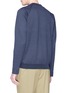 Back View - Click To Enlarge - TOMORROWLAND - Contrast front knit jacket