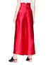 Back View - Click To Enlarge - 72722 - 'Rope a Dope' lace-up satin wide leg pants