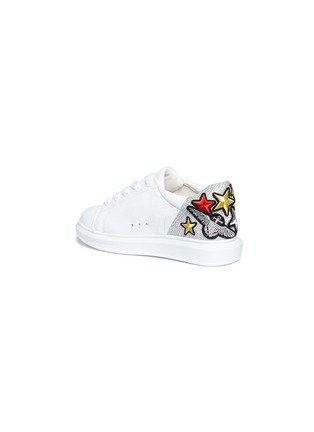 Figure View - Click To Enlarge - WINK - 'Popcorn' military patch colourblocked kids sneakers