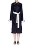 Main View - Click To Enlarge - 10224 - 'Cecily' detachable cuff double belted shirt dress
