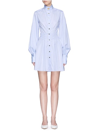 Main View - Click To Enlarge - 10224 - 'Lucy' bishop sleeve shirt dress