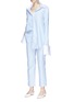 Figure View - Click To Enlarge - 10224 - 'Maise' stripe suiting pants