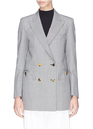 Main View - Click To Enlarge - BLAZÉ MILANO - 'Kentra' check wool everyday blazer