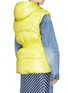 Back View - Click To Enlarge - IENKI IENKI - Hooded belted down puffer vest