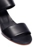 Detail View - Click To Enlarge - GRAY MATTERS - 'Marmo' sculptural heel slingback leather sandals