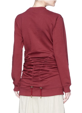Back View - Click To Enlarge - Y/PROJECT - Ruched panel sweatshirt