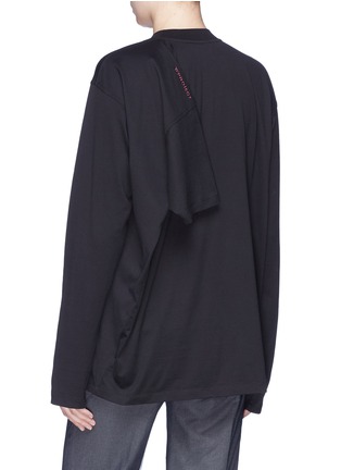 Detail View - Click To Enlarge - Y/PROJECT - Double long sleeve oversized T-shirt