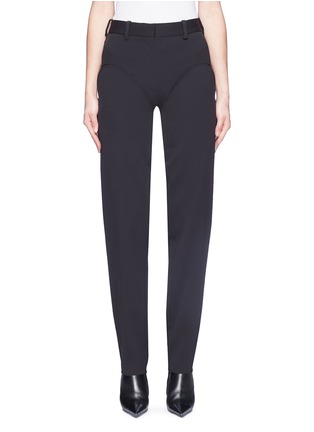 Main View - Click To Enlarge - Y/PROJECT - Cutout thigh wool suiting pants