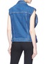 Back View - Click To Enlarge - Y/PROJECT - Double layered front denim vest