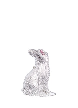 Figure View - Click To Enlarge - JUDITH LEIBER - 'Bunny Ava' crystal pavé minaudière