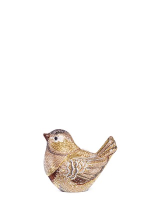 Main View - Click To Enlarge - JUDITH LEIBER - 'Golden Finch Bird' crystal pavé minaudière