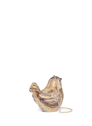 Figure View - Click To Enlarge - JUDITH LEIBER - 'Golden Finch Bird' crystal pavé minaudière