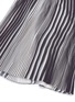  - TOME - Stripe pleated georgette culottes