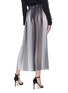 Back View - Click To Enlarge - TOME - Stripe pleated georgette culottes