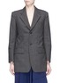 Main View - Click To Enlarge - TOGA ARCHIVES - Cutout back stripe blazer