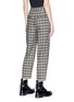 Back View - Click To Enlarge - TOPSHOP - Check plaid cropped peg pants
