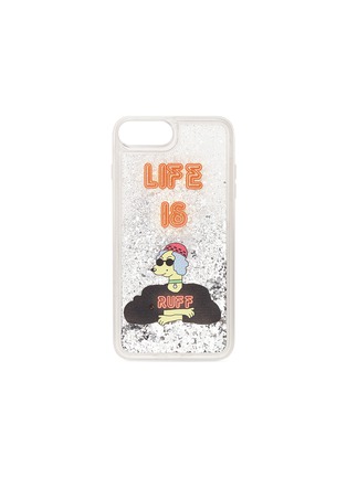 Main View - Click To Enlarge - CASETIFY - Life is Ruff glitter iPhone 6/6S/7/8 Plus case