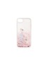 Main View - Click To Enlarge - CASETIFY - French bulldog floaty glitter iPhone 6/6S/7/8 case