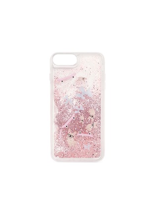 Main View - Click To Enlarge - CASETIFY - French bulldog floaty glitter iPhone 6/6S/7/8 Plus case