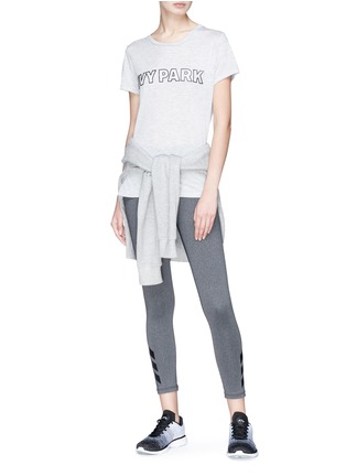Figure View - Click To Enlarge - TOPSHOP - Ivy Park textured logo print T-shirt