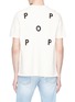 Back View - Click To Enlarge - 74070 - 'Pop' logo print piqué T-shirt