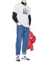 Figure View - Click To Enlarge - 74070 - 'Pop Sportswear Company' half zip sweatshirt
