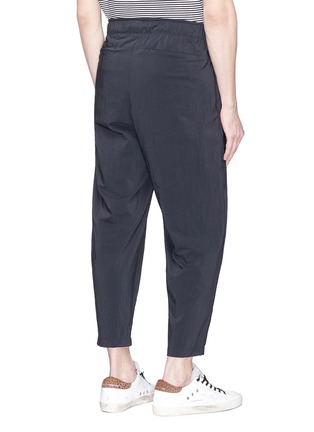 Back View - Click To Enlarge - ATTACHMENT - Cropped pleated jogging pants