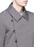 Detail View - Click To Enlarge - ATTACHMENT - Detachable hood convertible collar peacoat
