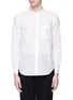 Main View - Click To Enlarge - ATTACHMENT - Mandarin collar cotton-linen shirt