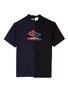 Main View - Click To Enlarge - VETEMENTS - 'Umbro' logo print patchwork T-shirt