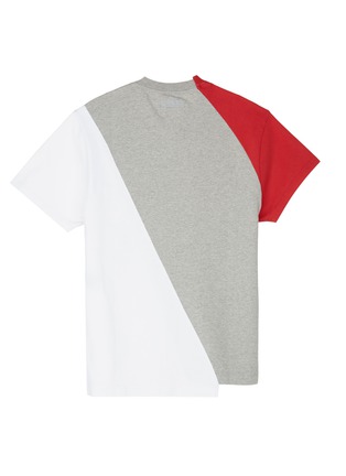 Figure View - Click To Enlarge - VETEMENTS - 'Tommy Hilfiger' logo print patchwork unisex T-shirt
